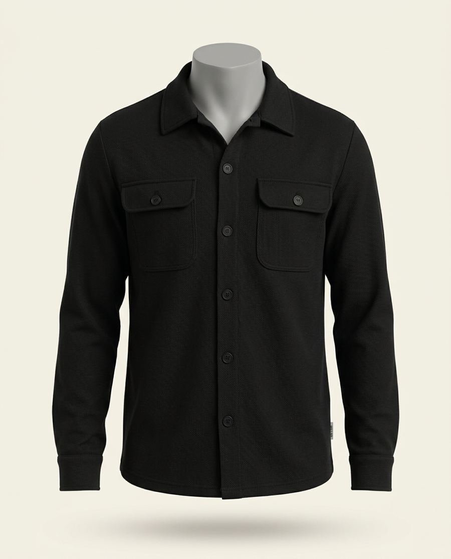 Only & Sons Black Overshirt