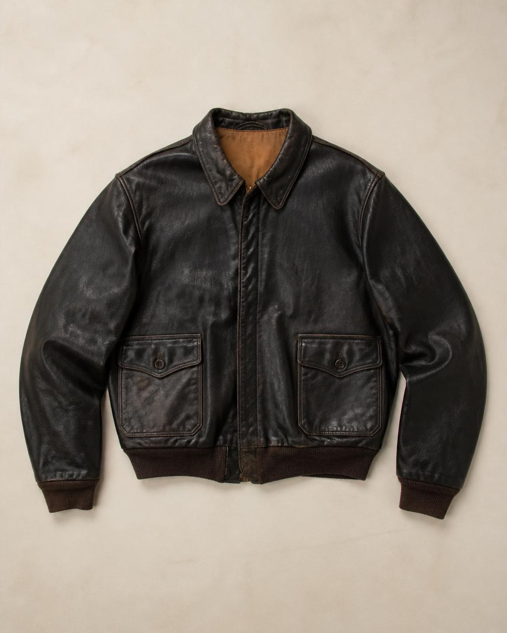 Schott 80s Leather Bomber